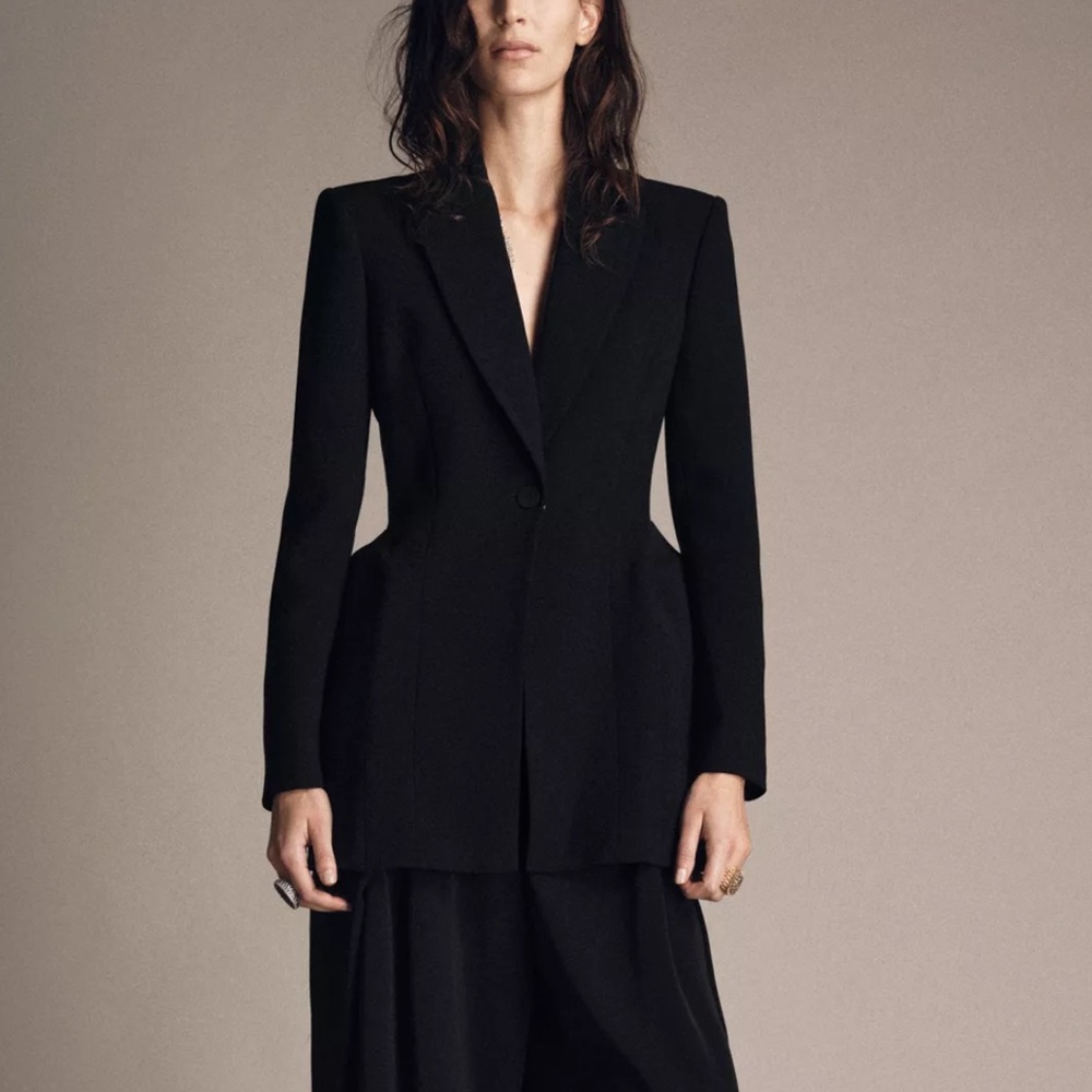 Zara fitted hourglass blazer limited edition